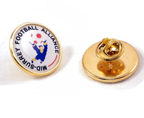 23mm premium gold badge